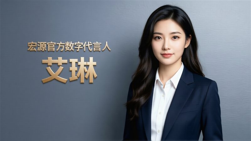 宏源官方数字代言人「艾琳」形象照